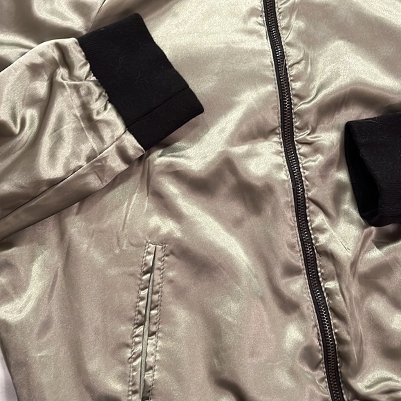 Reversible silk embroidered varsity jacket - Picture 8 of 8